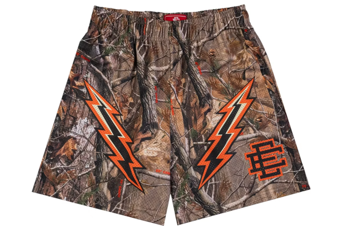 Eric Emanuel EE Basic/Core Short Tree Camo/Black/Orange Bolt