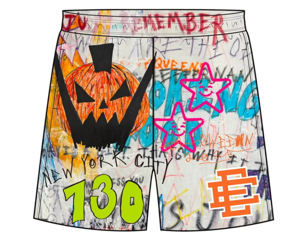 Eric Emanuel EE Asspizza Halloween Short Multicolor