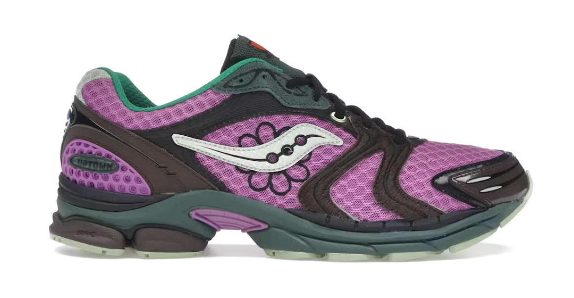 Saucony ProGrid Triumph 4 Jae Tips Flowers Grow Uptown Perilla