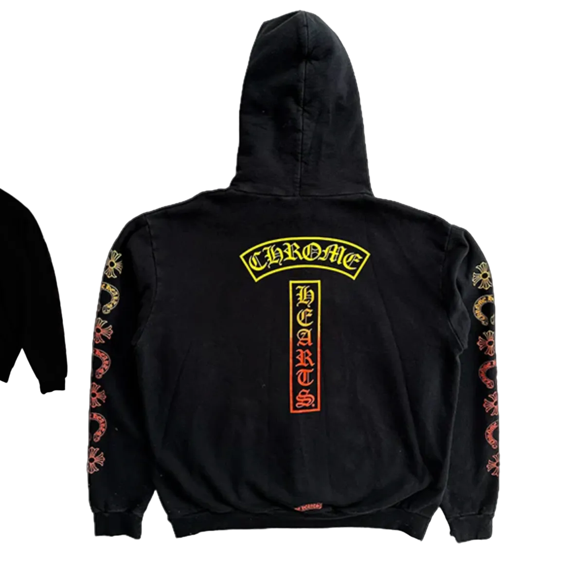 Chrome Hearts Black Sunset Gradient T-Bar Hoodie Black