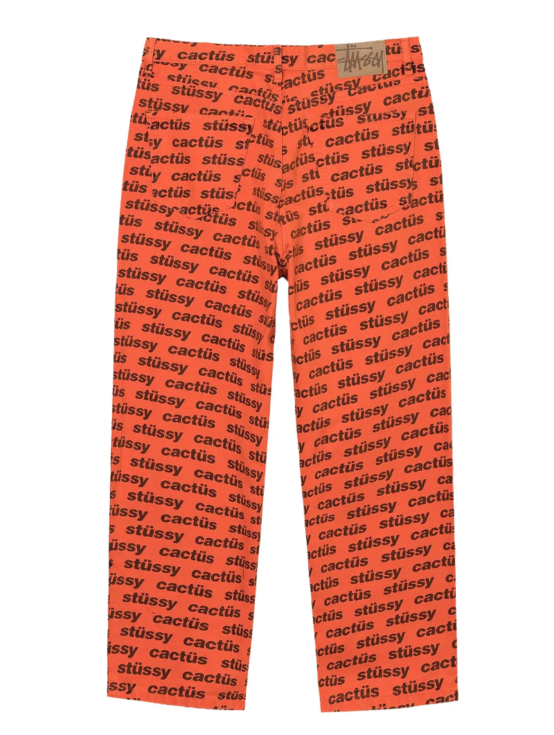 Stussy x Cactus Plant Flea Market Big Ol' Jean Orange