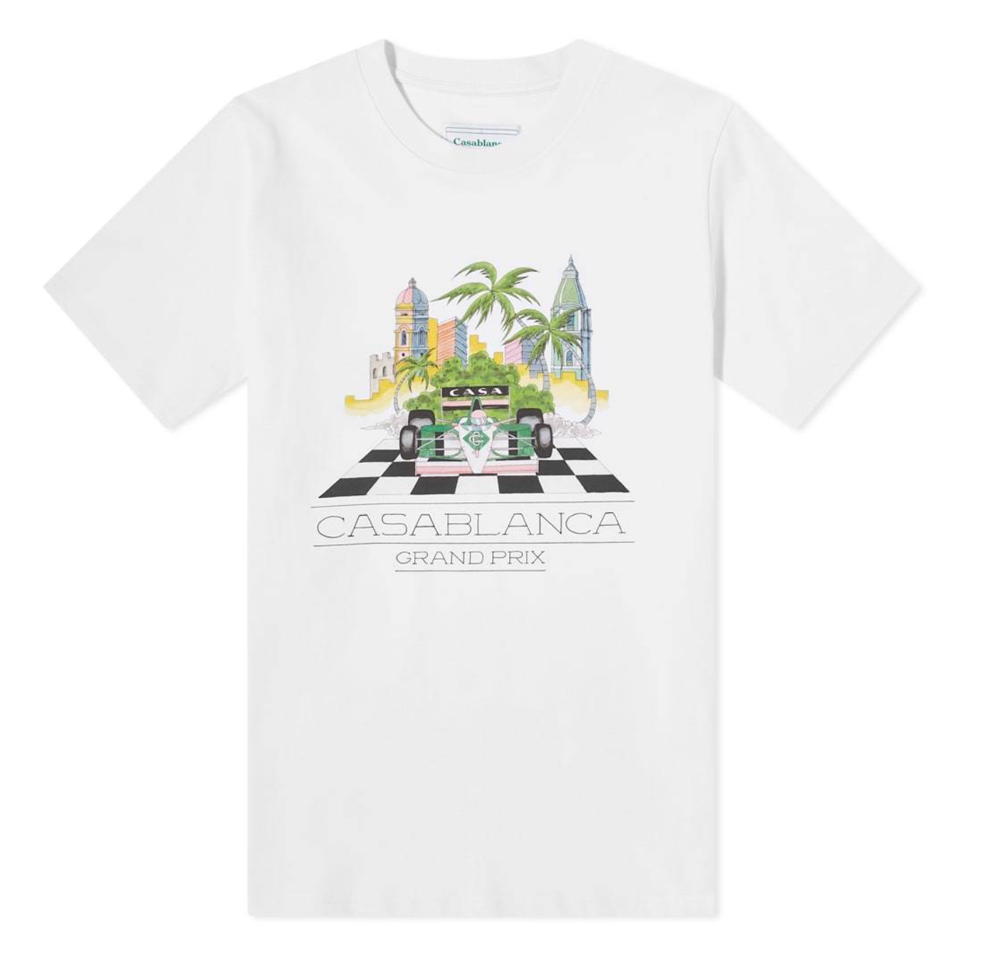Casablanca Finish Line Tee White