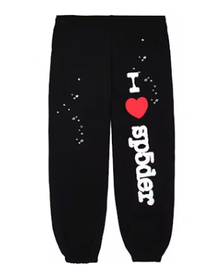 Sp5der Souvenir SP5 Sweatpants Black