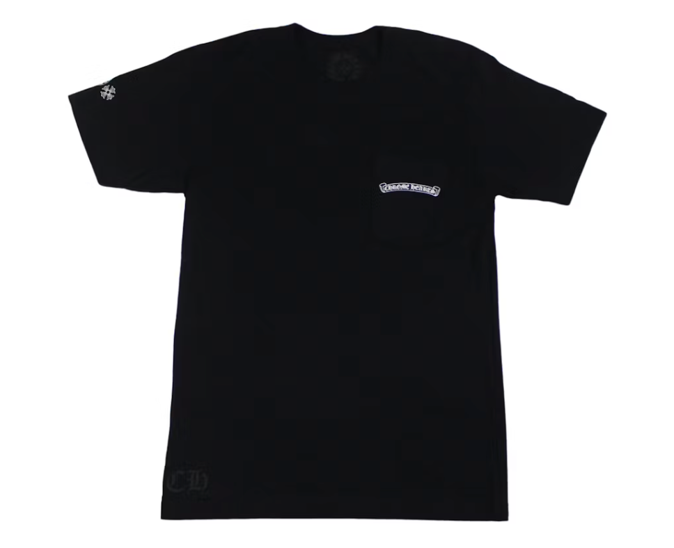 Chrome Hearts Eye Chart Dagger T-shirt Black