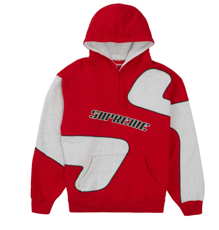 Supreme Big S Hooded Sweatshirt Red