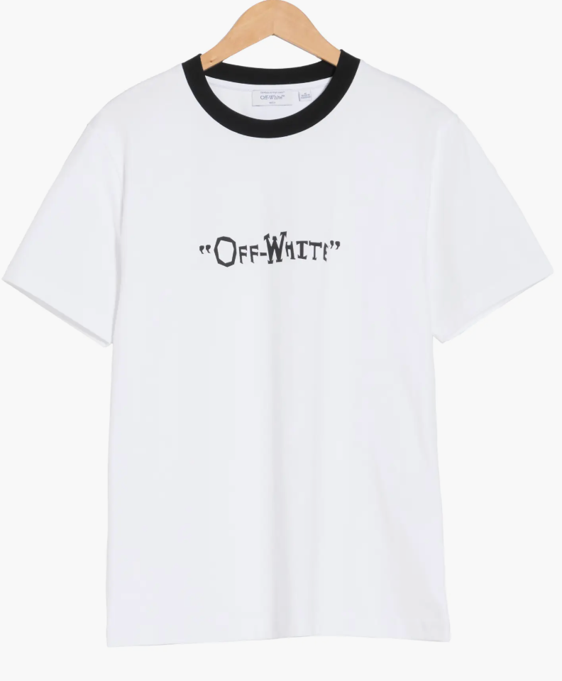 Off-White Logo Graphic Ringer T-Shirt