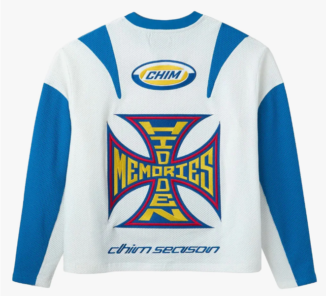 Happy Memories Don't Die HMDD Moteaux Jersey White Blue