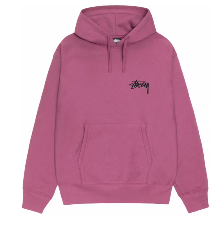 Stussy Cherries Hoodie Berry