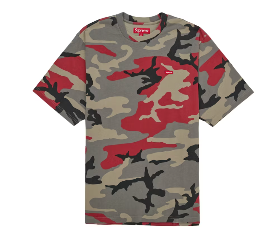 Supreme Small Box Tee (SS26) Red Camo