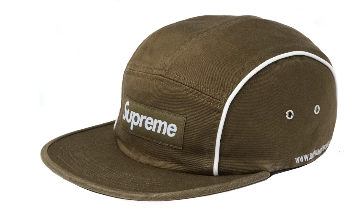 Supreme Piping Camp Cap Moss