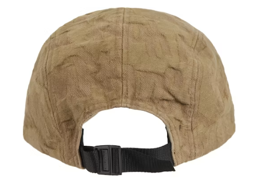 Supreme Fat Tip Jacquard Denim Camp Cap Olive