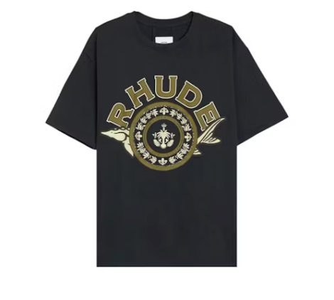Rhude Black Caviar Tee Vintage Black
