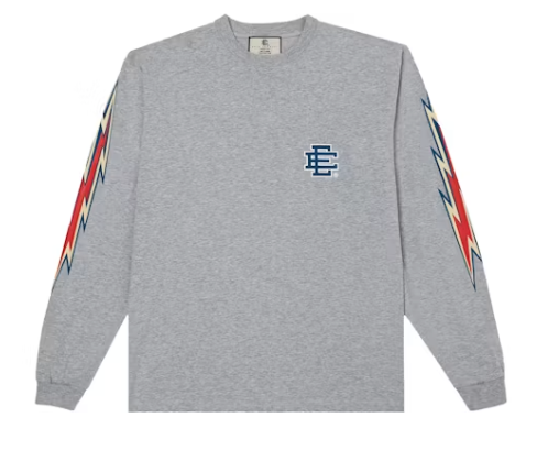 Eric Emanuel EE Long Sleeve T-Shirt Red/Navy
