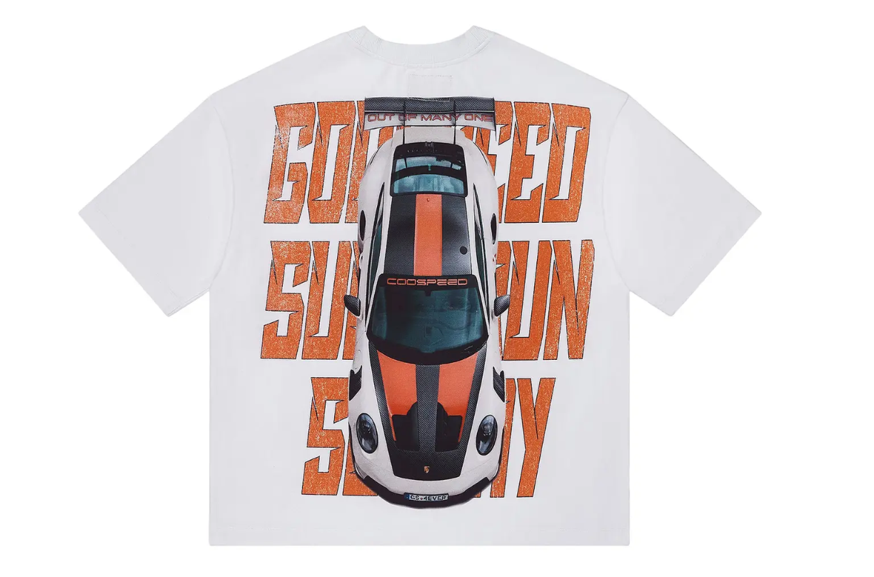 Godspeed Track Mode Miami Superrun Tee White