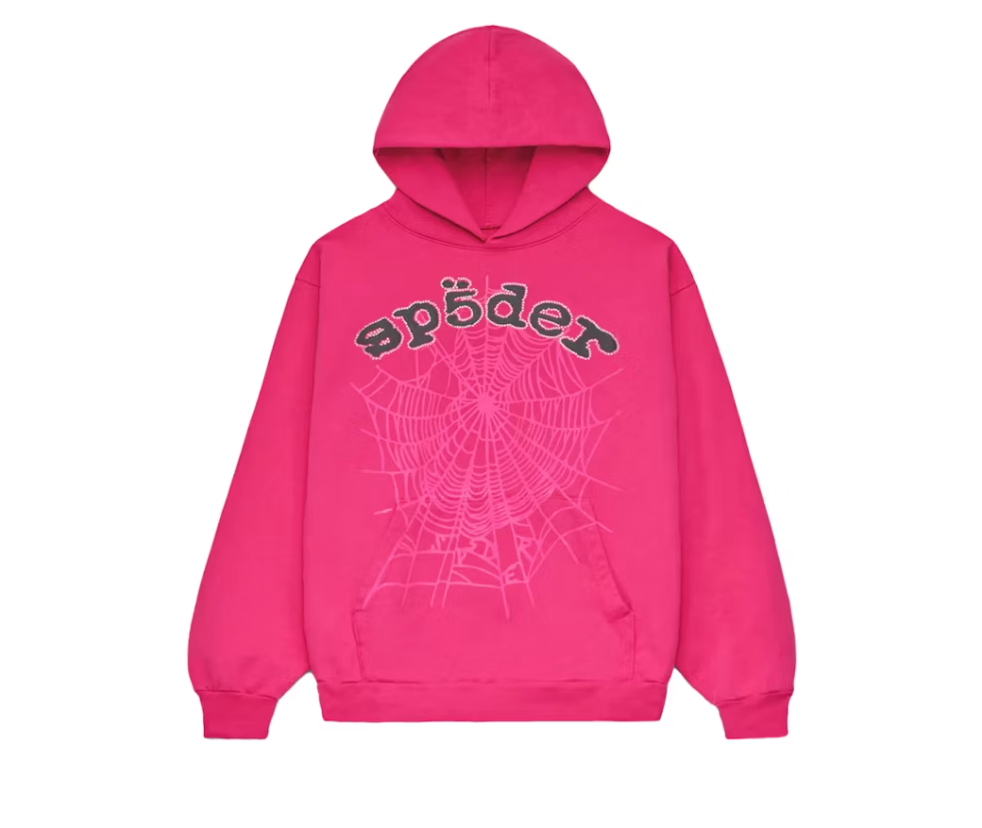 Sp5der Legacy Hoodie Pink