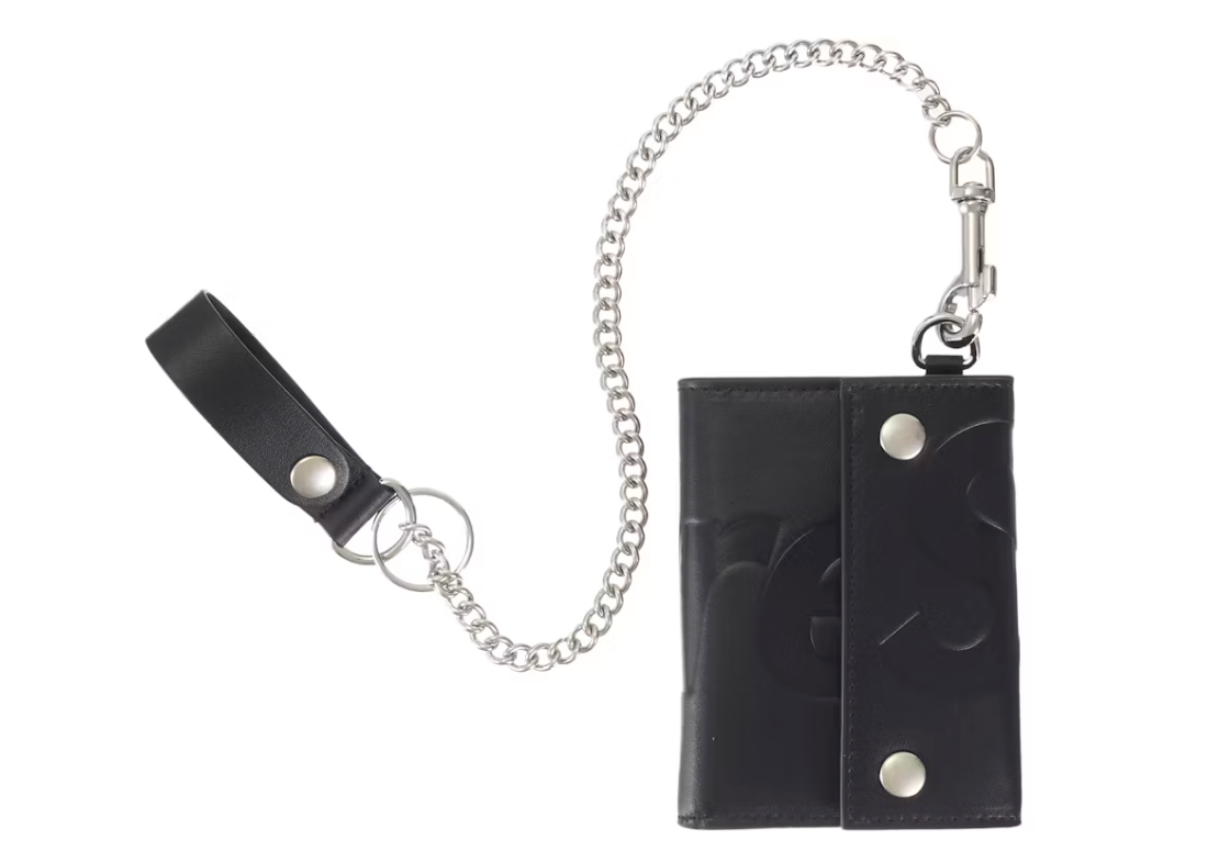 Supreme Leather Chain Wallet (SS26) Black