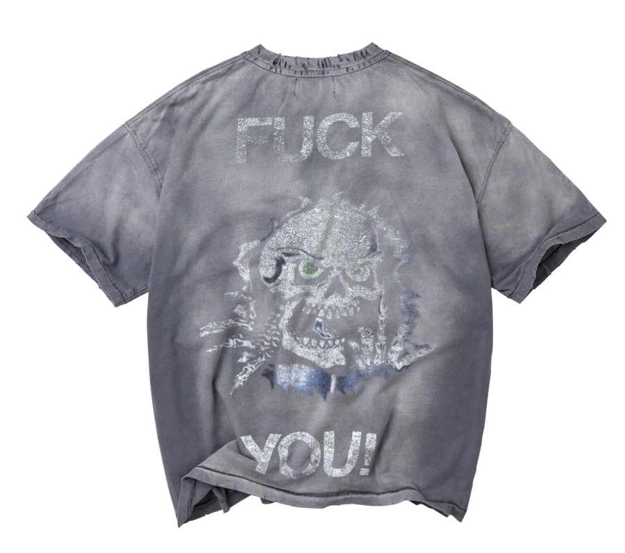 Vale Forever Skullie Tee Grey