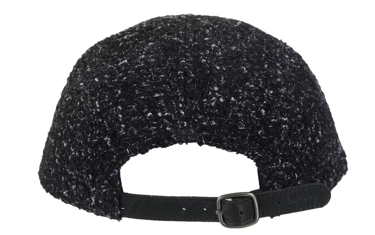 Supreme Boucle Camp Cap (SS26) Black