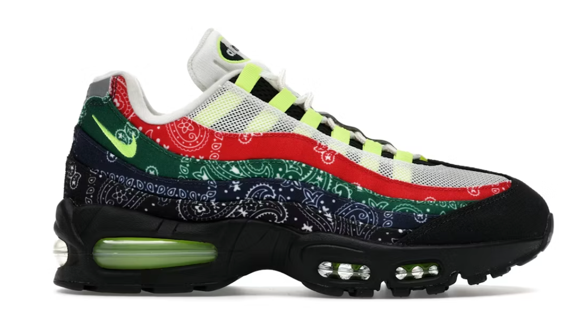 Nike Air Max 95 OG Big Bubble Neon Paisley Bandana