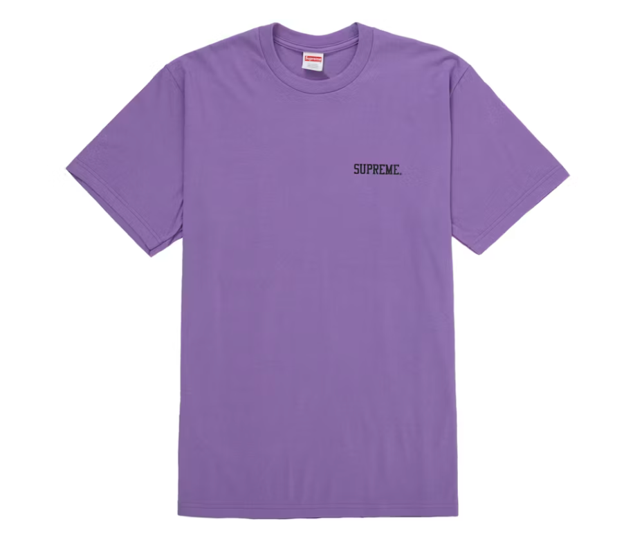 Supreme Mike Kelley Banner Tee Purple