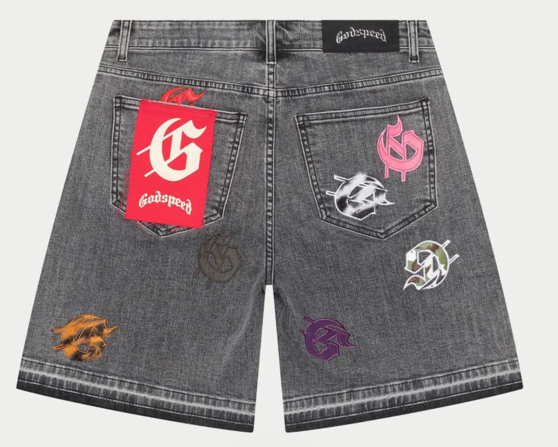 Godspeed Infinity Shorts Grey Multicolor
