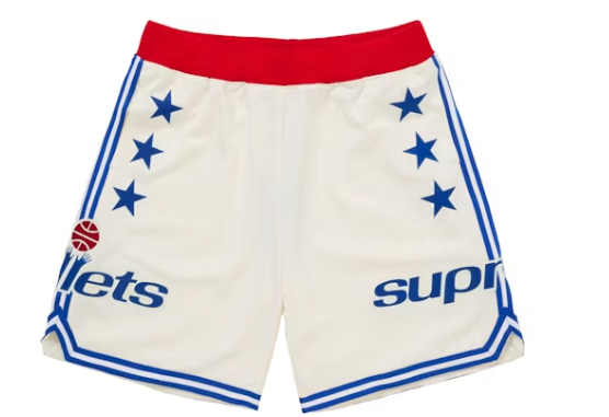 Supreme Mitchell & Ness Teams Basketball Short White