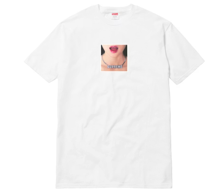 Supreme Necklace Tee White