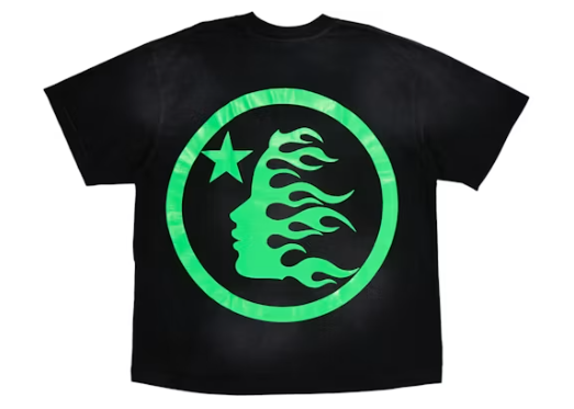 Hellstar Classic T-Shirt (Gel Print) Black Green
