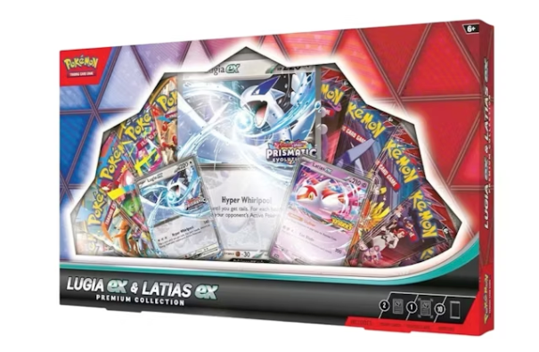 2025 Pokémon Prismatic Evolution Lugia ex & Latias ex Premium Collection Box