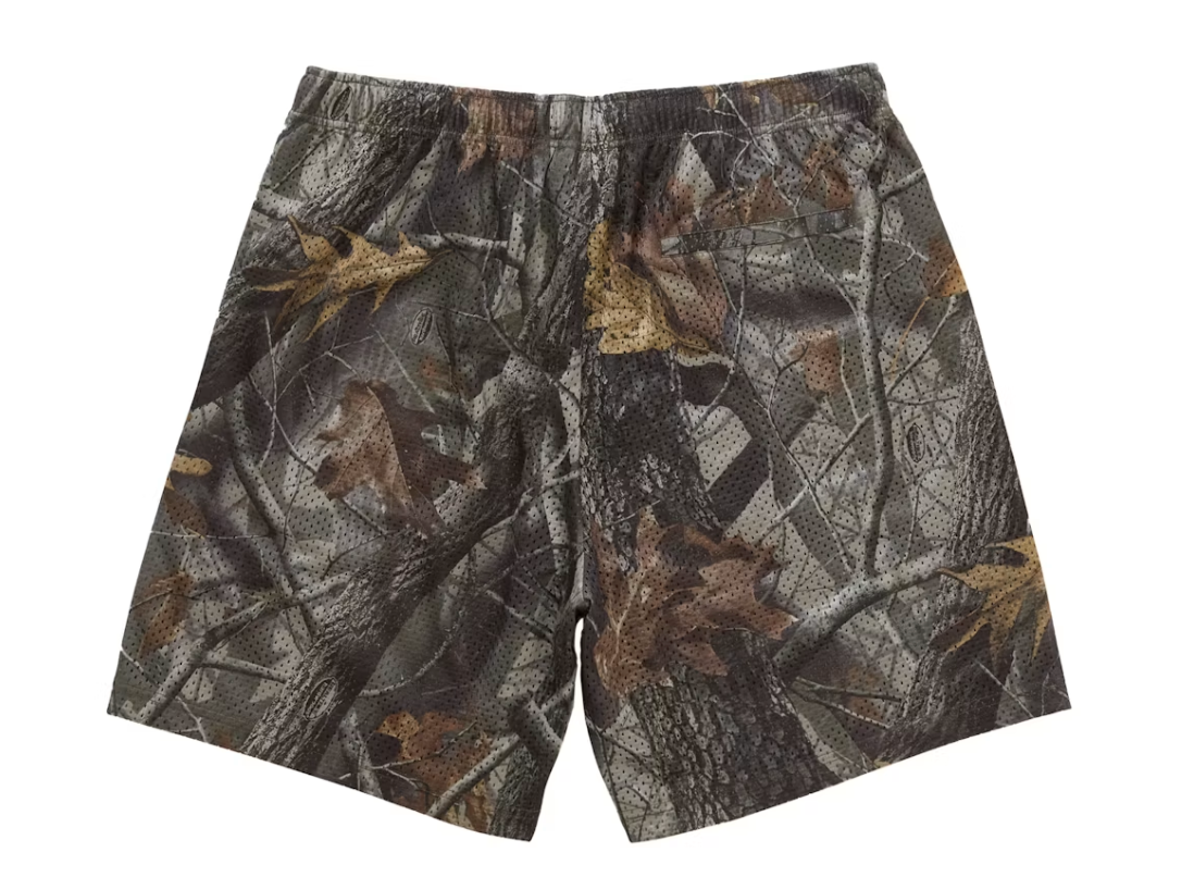 Supreme Rhinestone Mesh Short Realtree Hardwoods Camo