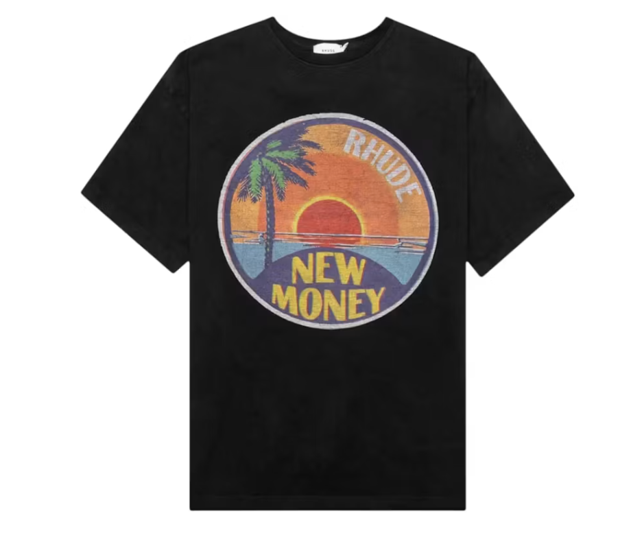 Rhude Sunset T-Shirt Vintage Black