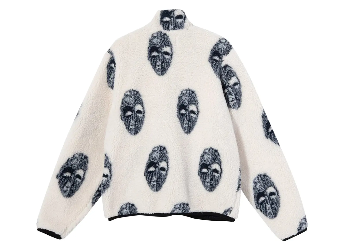 Stussy Mask Jacquard Sherpa Natural