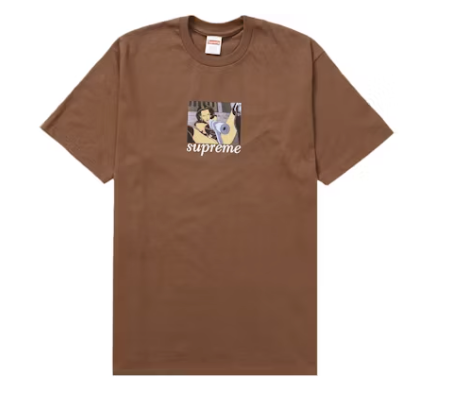 Supreme Aeon Flux Gun Tee Brown