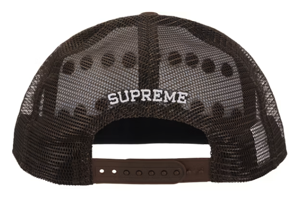 Supreme Pins Mesh Back 5-Panel Brown