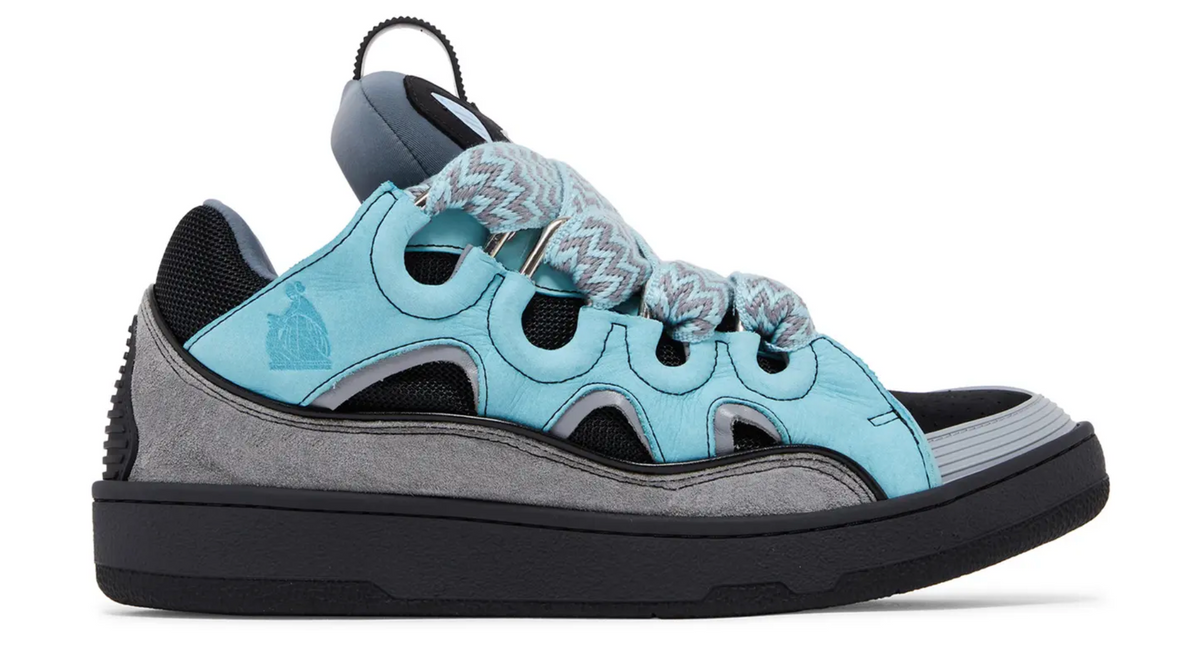 Lanvin Curb Sneaker Light Blue Anthracite