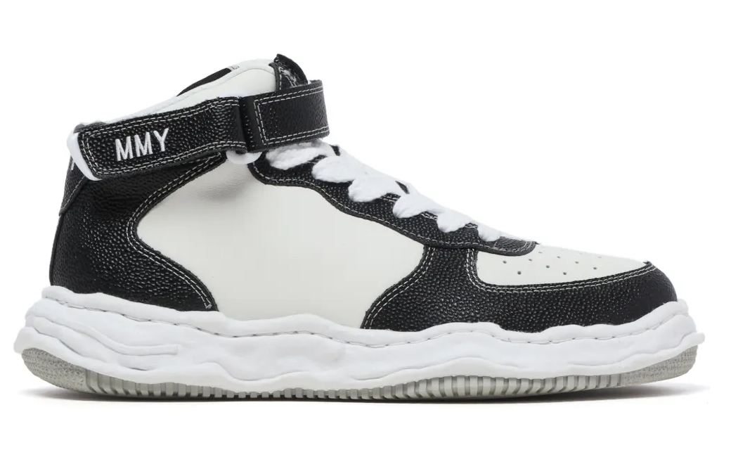 Maison Mihara Yasuhiro Wayne OG Sole Leather High Black White