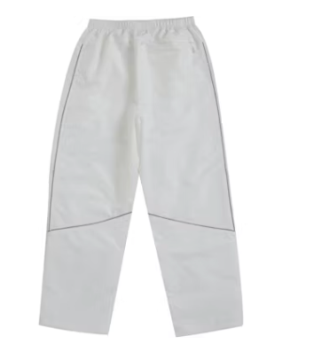 Supreme Reflective Piping Track Pant White
