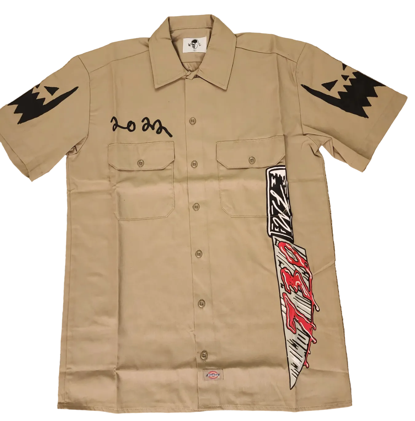 Warren Lotas x Asspizza - A Deadly Night Dickies Button Up