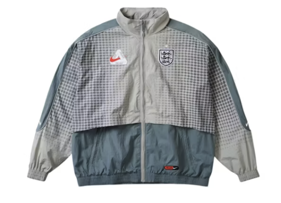Palace x Nike England Solo Swoosh Track Jacket Pewter Grey/Cool Grey