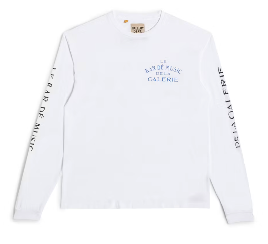 Gallery Dept. Le Bar Shop L/S Tee White