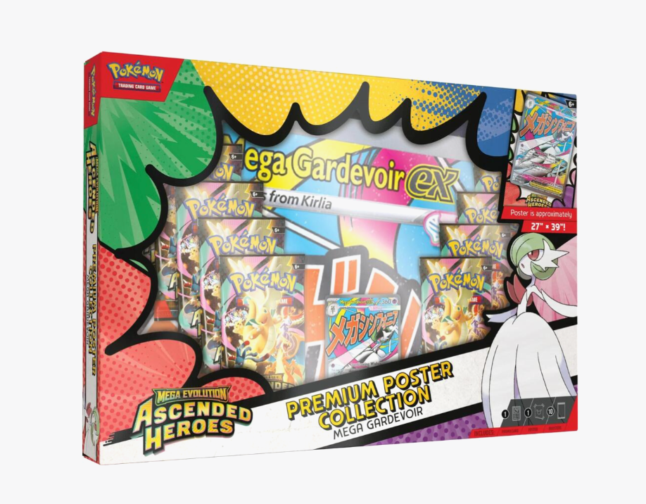 Pokémon Mega Evolution Ascended Heroes Mega Gardevoir Premium Poster Collection