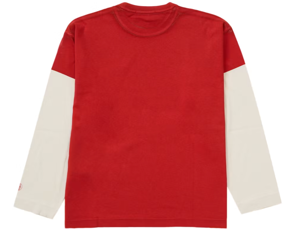 Supreme Stone Island L/S Top Red