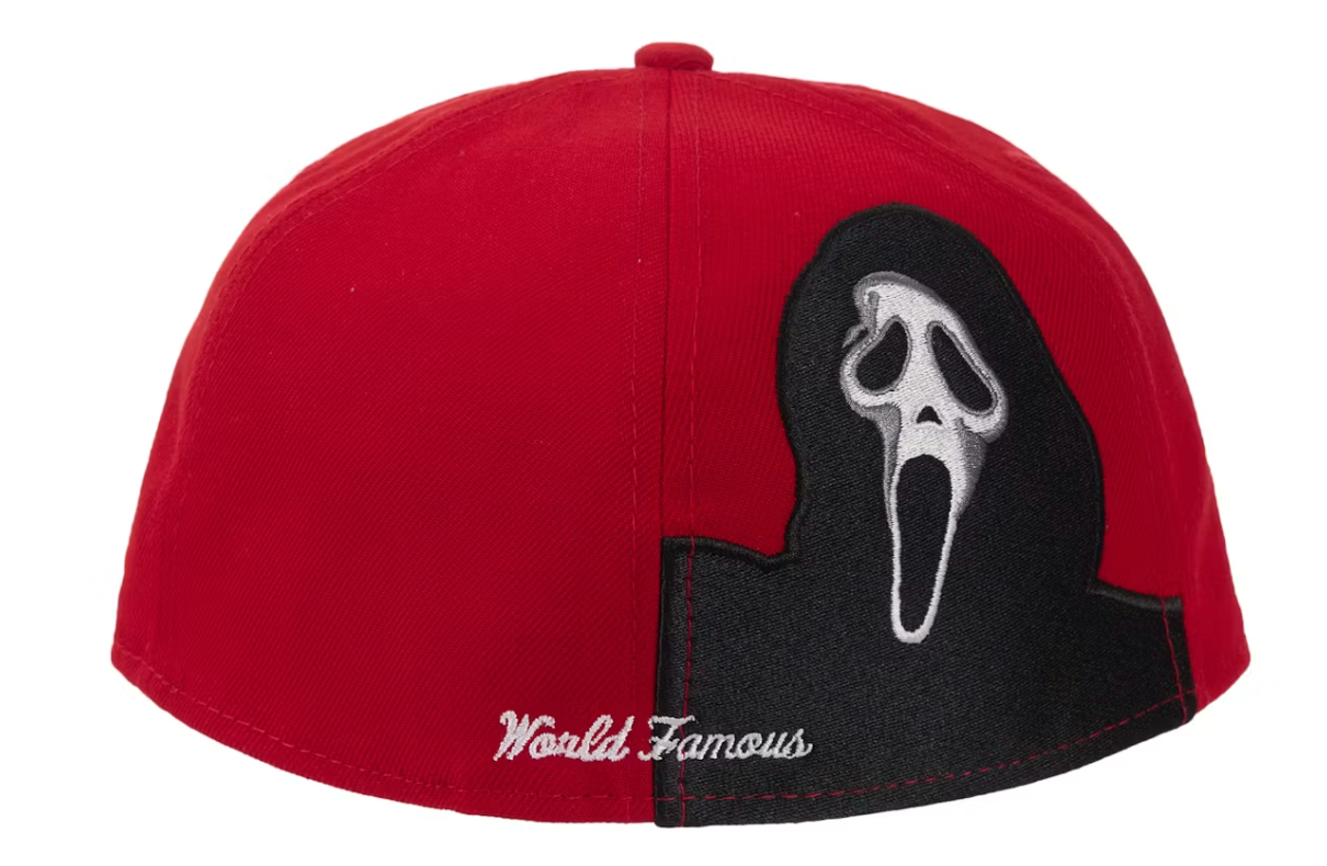 Supreme Ghostface Box Logo New Era 59Fifty Cap Red