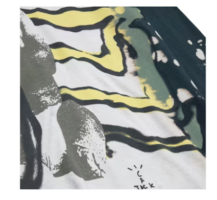 Travis Scott Cactus Jack + Kaws For Fragment L/S Tee Multi Grey