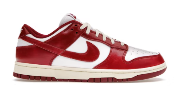 Nike Dunk Low PRM Vintage Team Red (Women's)