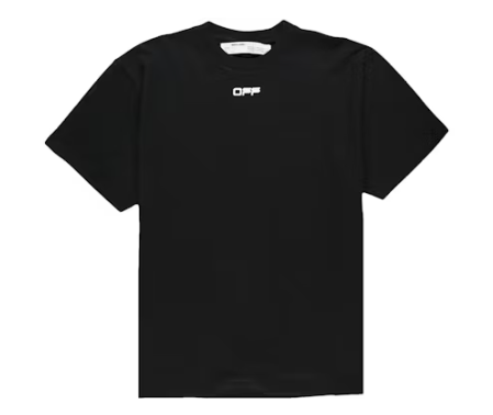 OFF-WHITE Oversized Fit Airport Tape T-shirt Black/Multicolor