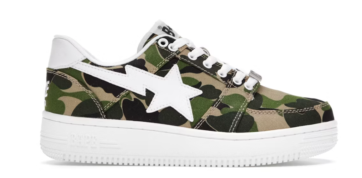 A Bathing Ape Bape Sta Low ABC Camo 20th Anniversary Green