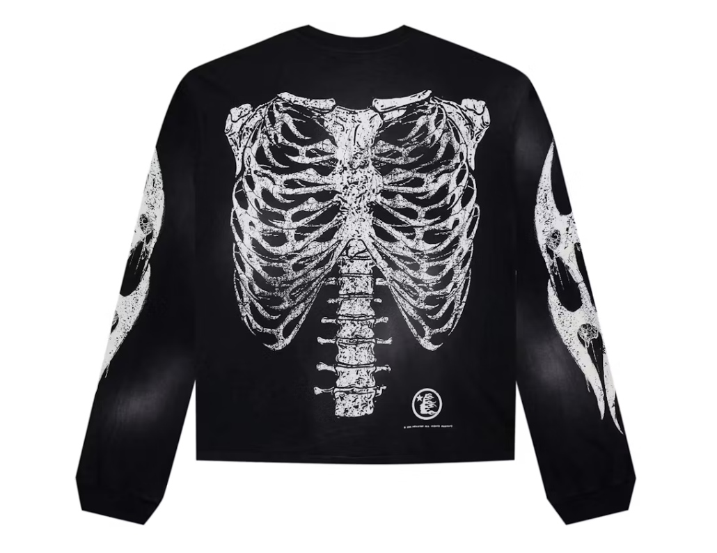 Hellstar Skeleton Long-Sleeve T-shirt Black