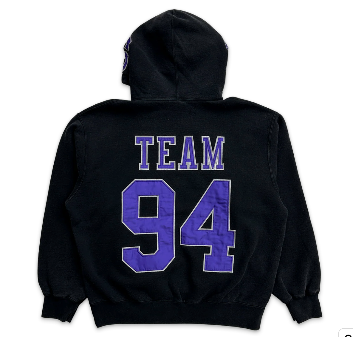 Supreme Team 94 Hooded Sweatshirt Black