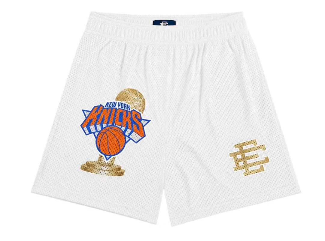 Eric Emanuel x New York Knicks Champ Shorts White/Gold